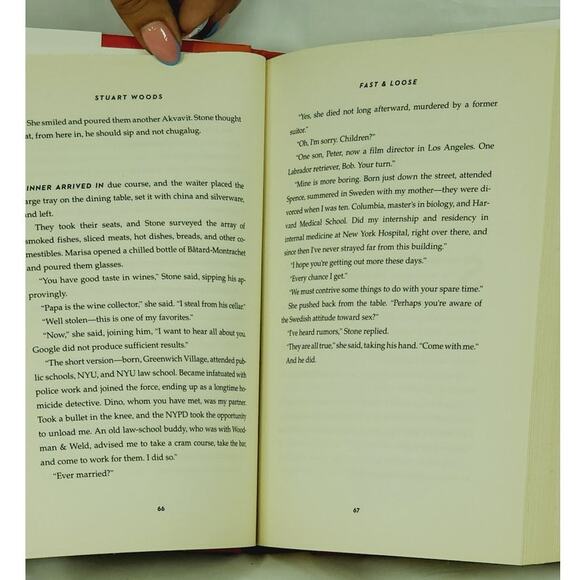 Stuart Woods – Fast & Loose Hardcover Stone Barrington Novel 2017 - Picture 4 of 4